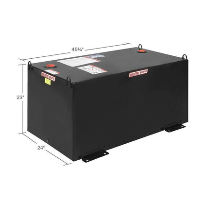 Weather Guard 100 Gallon Gloss Black Steel Transfer Tank Model 358-5-02