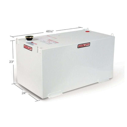 Weather Guard 100 Gallon White Steel Transfer Tank Model 358-3-02