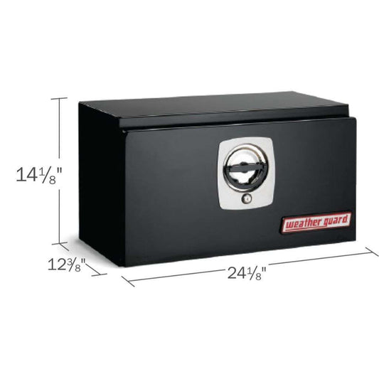Weather Guard Underbody Box Gloss Black Steel 24.13X12.38X14.13 Model 525-5-02