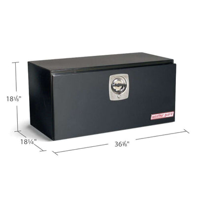 Weather Guard Underbody Box Gloss Black Steel 36.63X18.25X18.13 Model 536-5-02