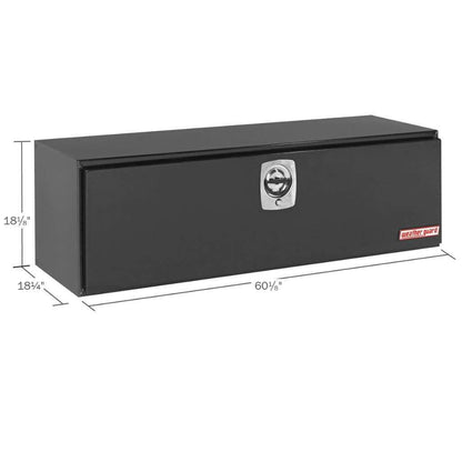 Weather Guard Underbody Box Gloss Black Steel 60.13X18.25X18.13 Model 560-5-02