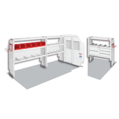 Weather Guard General Service/Contractor Van Package Full-Size Low Roof Ford Transit 130" WB Model 600-8111R