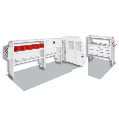 Weather Guard HVAC/Mechanical Van Package Full-Size Low Roof Ford Transit 130" WB Model 600-8113R