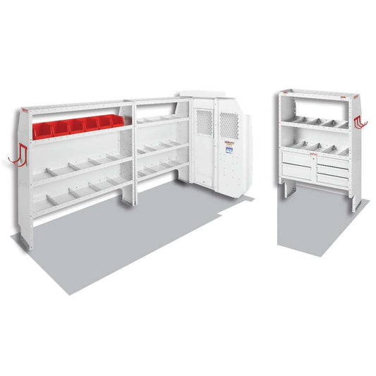 Weather Guard General Service/Contractor Van Package Mid-Roof Ford Transit 148" WB Model 600-8211L