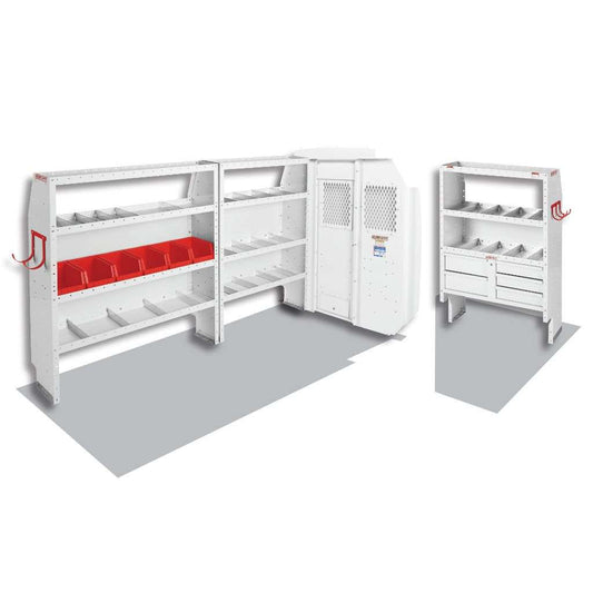 Weather Guard General Service/Contractor Van Package Mid-Roof Ford Transit 130" WB Model 600-8211R