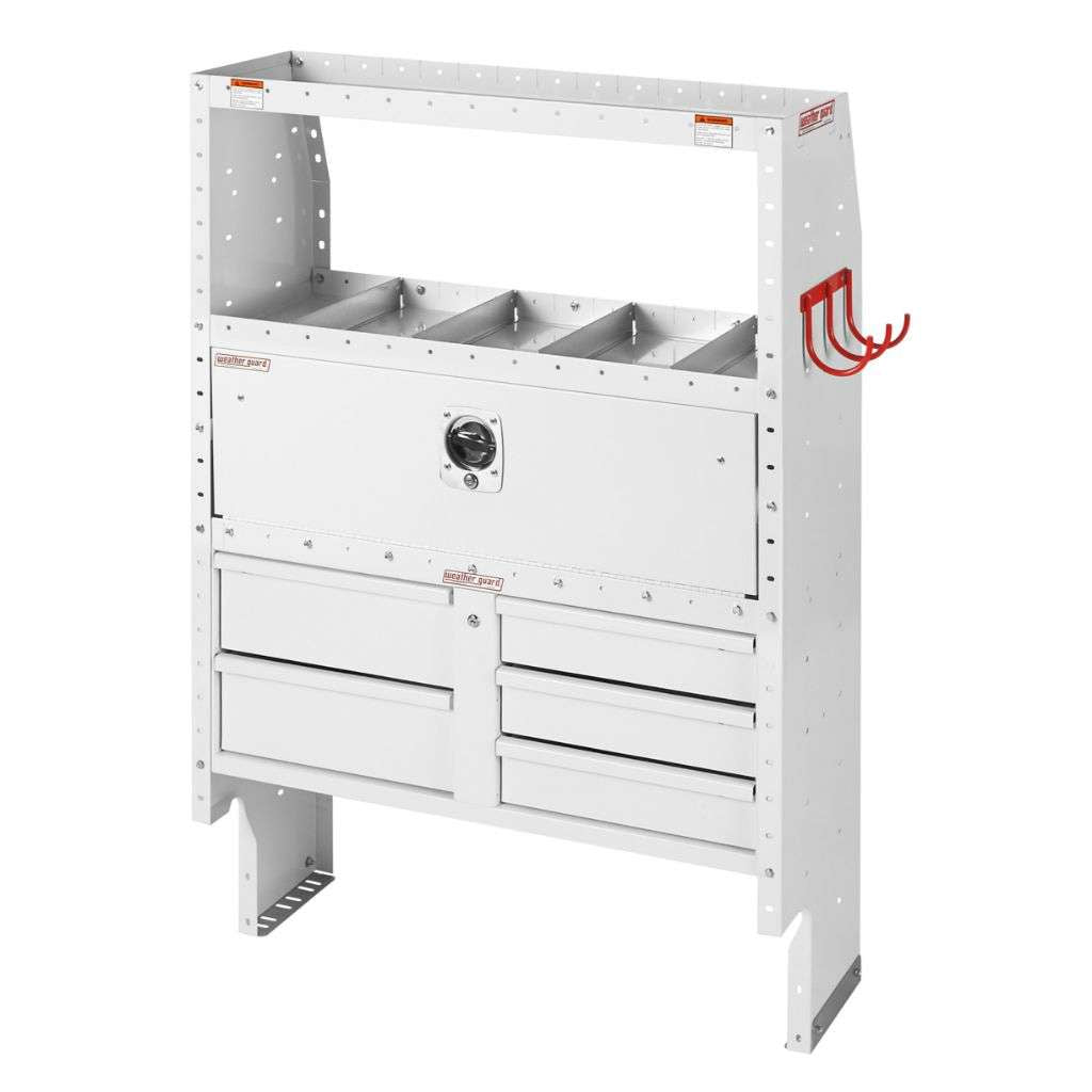 Weather Guard Cable/Plumber Van Package Mid-Roof Ford Transit 130" WB Model 600-8212R