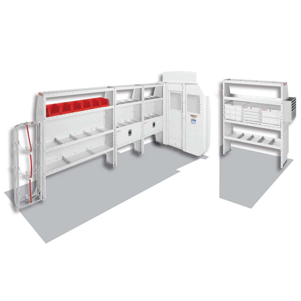 Weather Guard HVAC/Mechanical Van Package High-Roof Ford Transit 170" WB Model 600-8413X