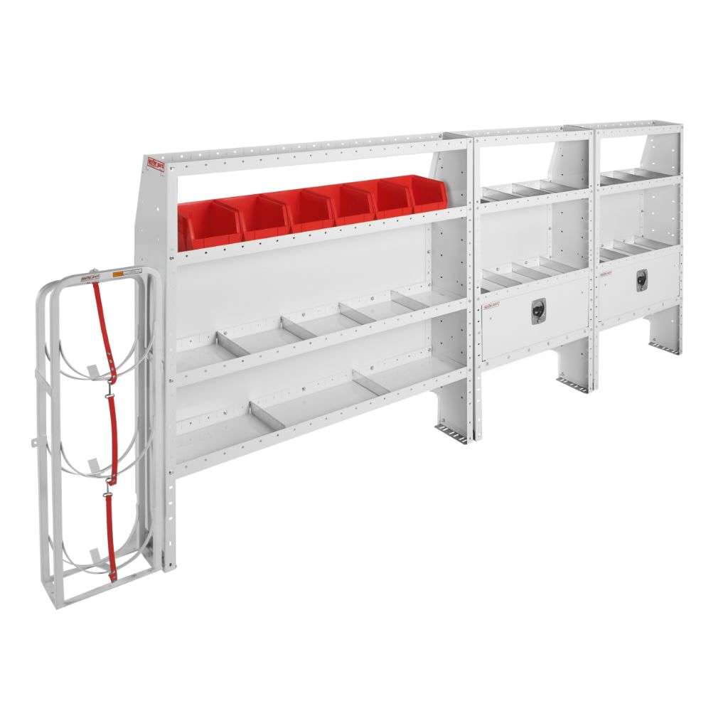 Weather Guard HVAC/Mechanical Van Package High-Roof Ford Transit 170" WB Model 600-8413X