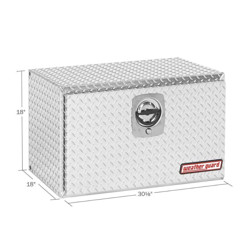 Weather Guard Underbody Box Compact Bright Aluminum 30.13X18X18 Model 631-0-02