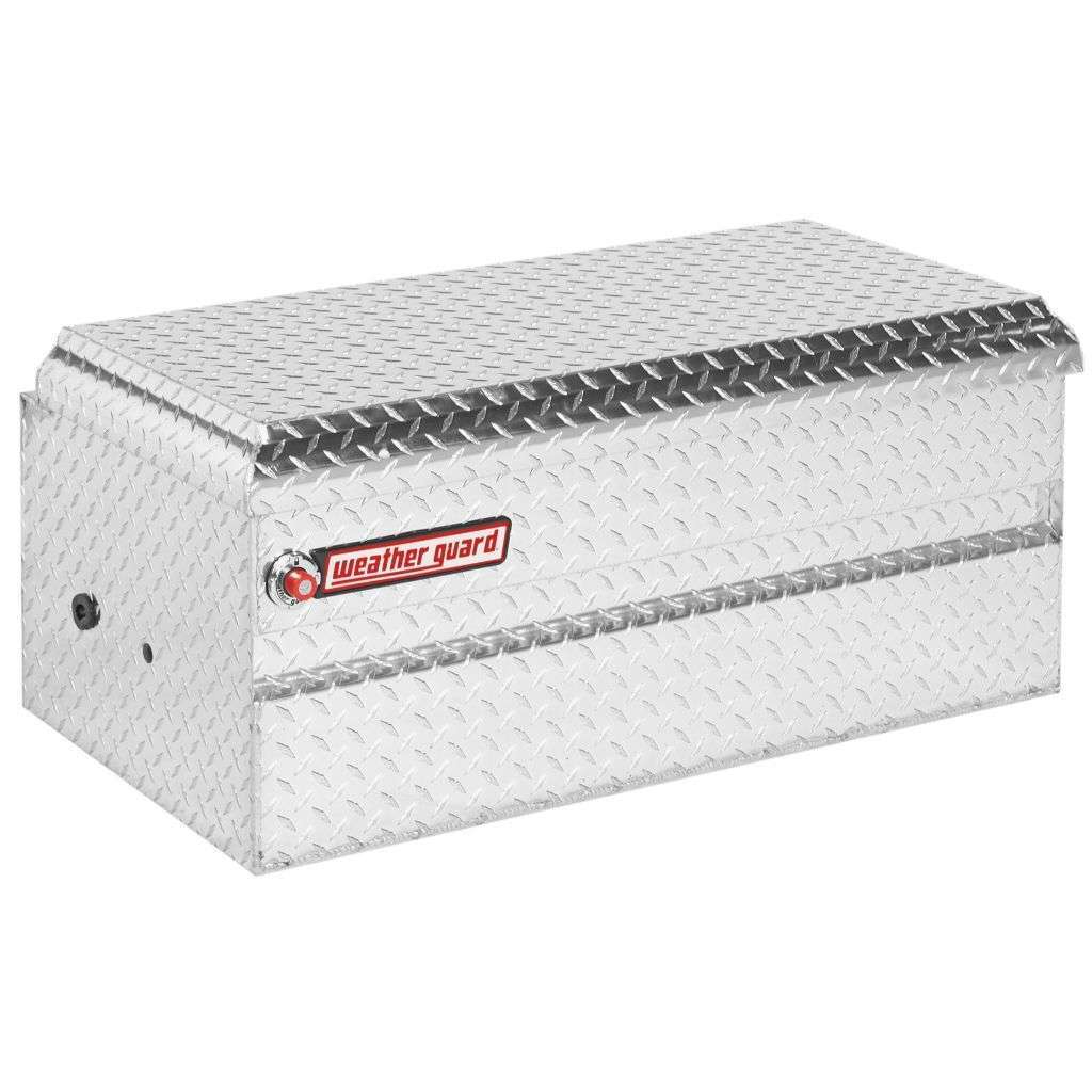 Weather Guard Chest Tool Box Compact Bright Aluminum 37X20.25X17 Model 644-0-01