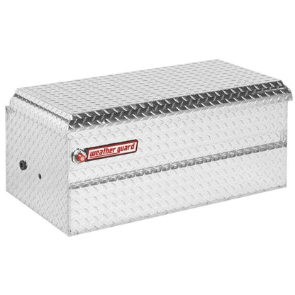 Weather Guard Chest Tool Box Compact Bright Aluminum 37X20.25X17 Model 644-0-01