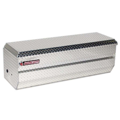 Weather Guard Chest Tool Box Compact Bright Aluminum 55X20X19.25 Model 654-0-01