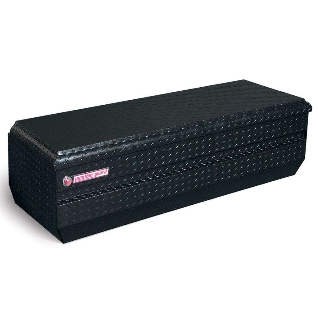 Weather Guard Chest Tool Box Gloss Black Aluminum 62X27.5X19.25 Model 684-5-01