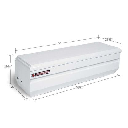 Weather Guard Chest Tool Box White Steel 62X27X19.25 Model 685-3-01