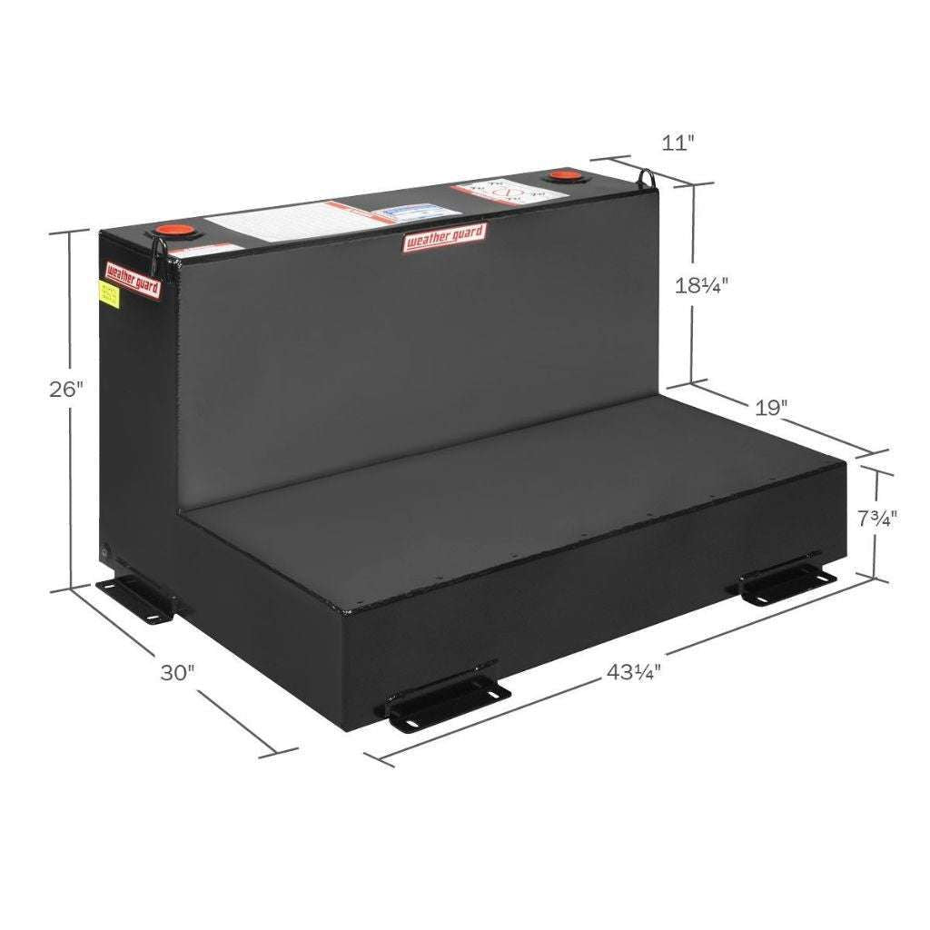 Weather Guard 75 Gallon Gloss Black Steel Transfer Tank Model 352-5-02