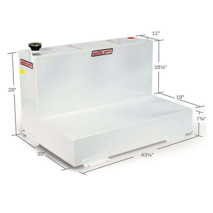 Weather Guard 75 Gallon White Steel Transfer Tank Model 352-3-02