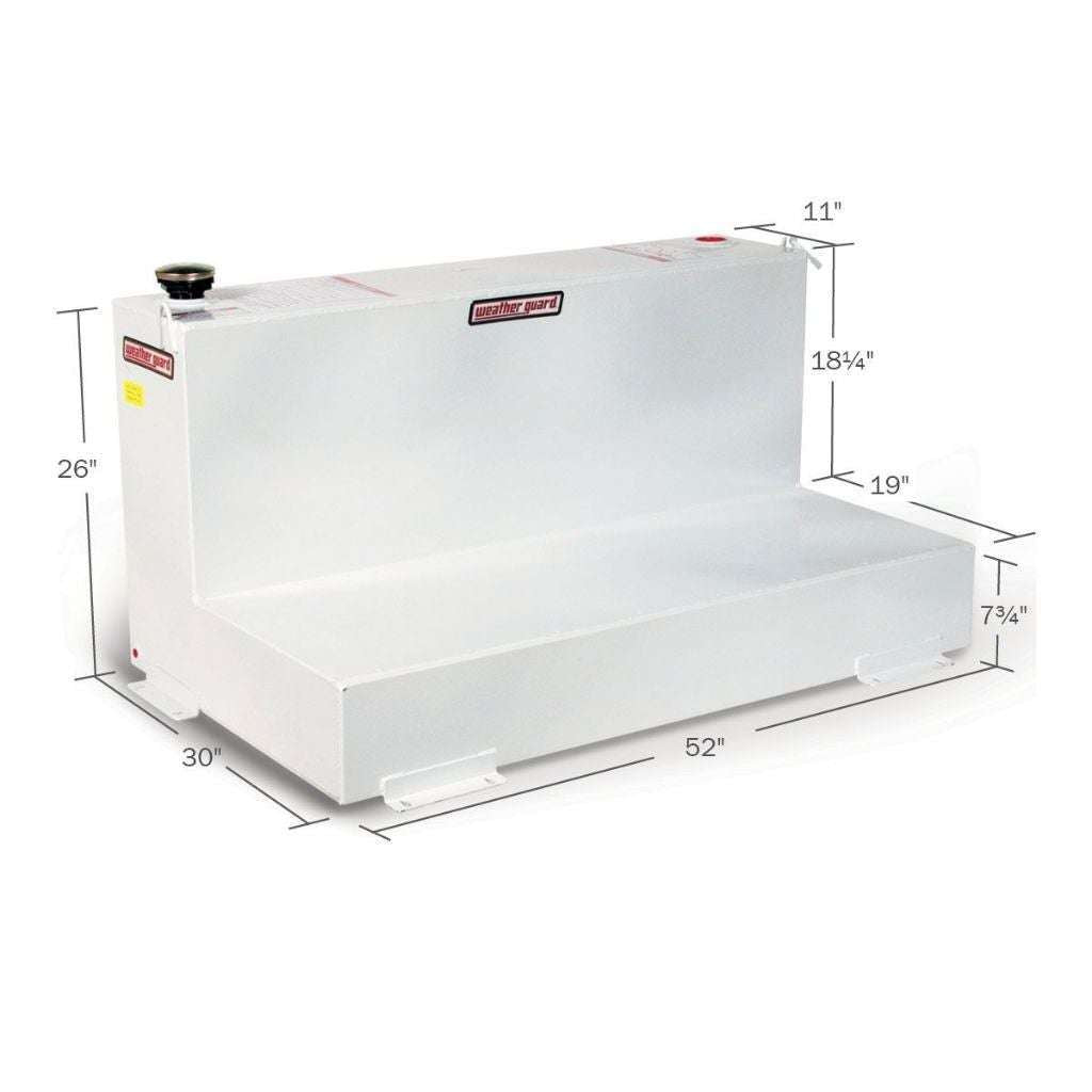 Weather Guard 90 Gallon White Steel Transfer Tank Model 354-3-02