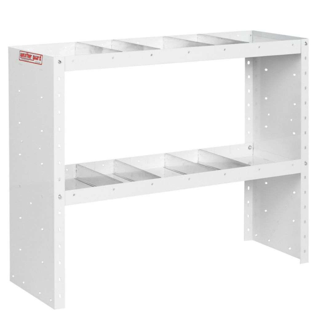 Weather Guard Heavy Duty Adjustable 2 Shelf Unit 34" X 42" X 13.5" Model 9334-3-03