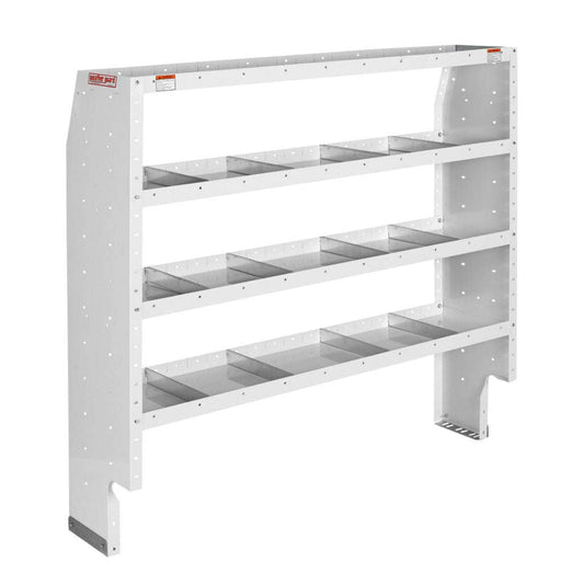 Weather Guard Heavy Duty Adjustable 4 Shelf Unit 60" X 60" X 16" Model 9366-3-03