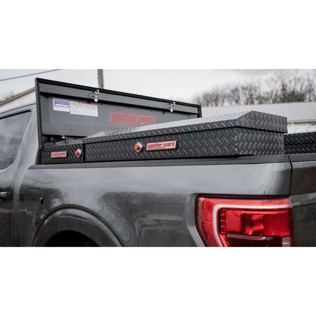 Weather Guard Side Mount Tool Box Gray Aluminum 41X17X13 Model 184-6-04