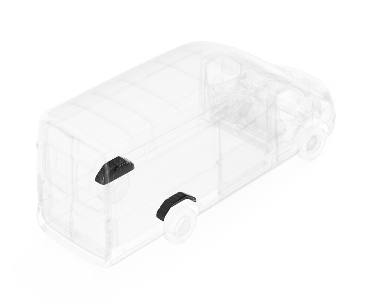 LEGEND Wheel Well Covers for Ford Transit (all WB lengths) - Single Side Door Model 7-WWC-11
